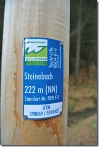 Wäller Tour Iserbachschleife - Höhenangabe