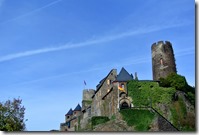 Traumpfad Bleidenberger Ausblicke - erster Blick auf die Burg