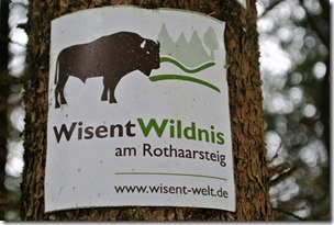 Rothaarsteig Spur Wisent-Pfad - Logo der Wisent Wildnis